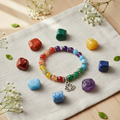 7 Chakra Bracelet and Stones Set