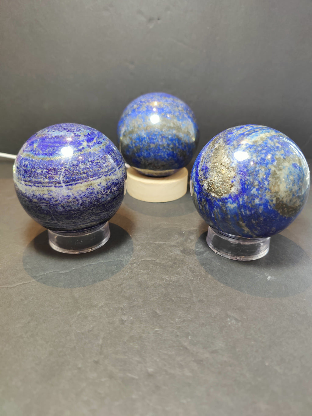 Lapis Lazuli Polished Sphere Sculpture