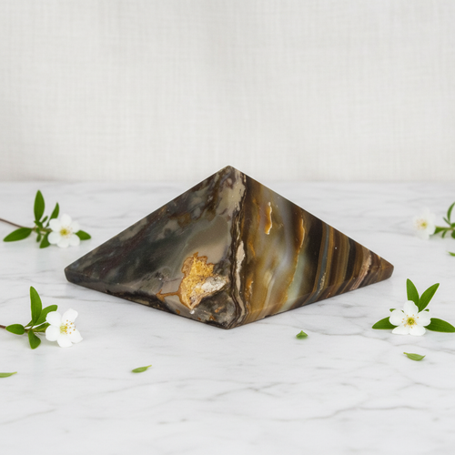 Banded Agate Pyramid