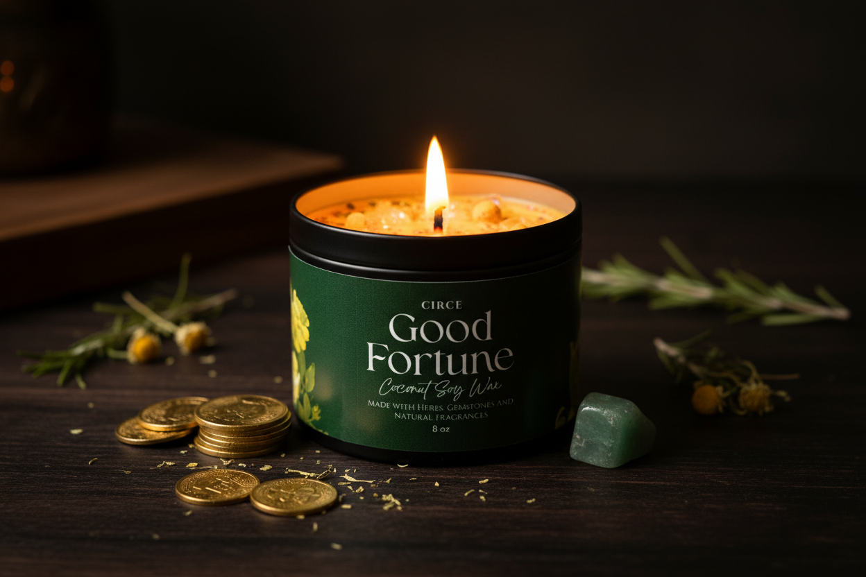 Good Fortune Spell Candle