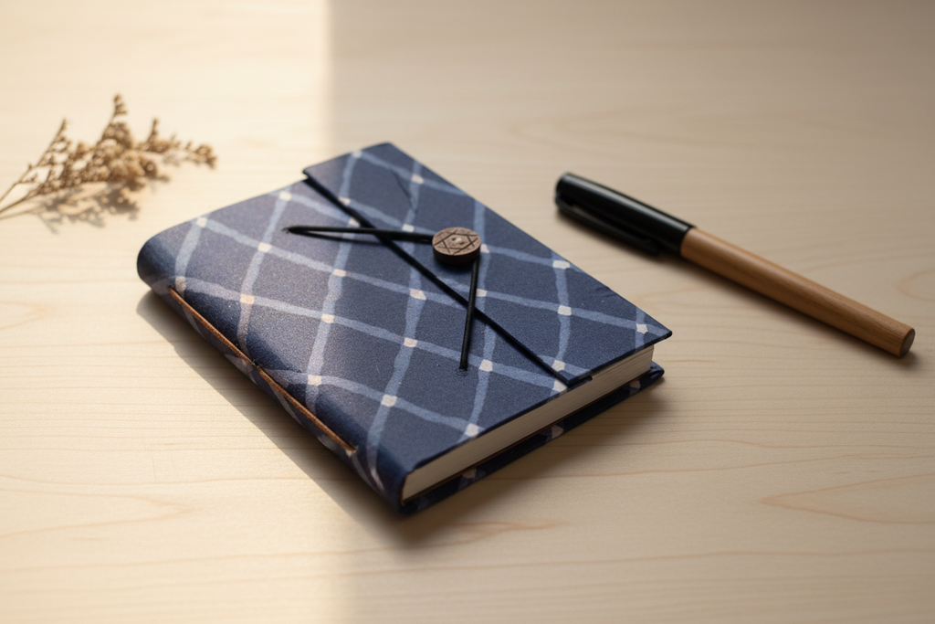 Handcrafted Recycled Paper Journal