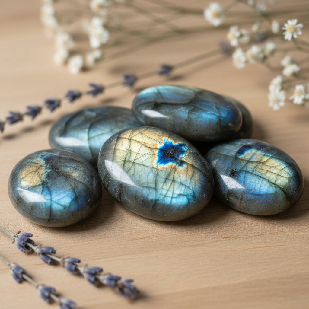 Labradorite Palm Stones